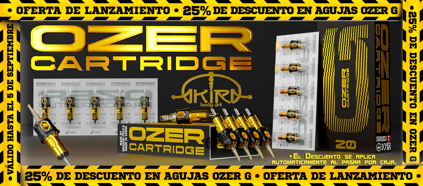 New OZER G needles - 25% OFF LAUNCH OFFER until September 7th
